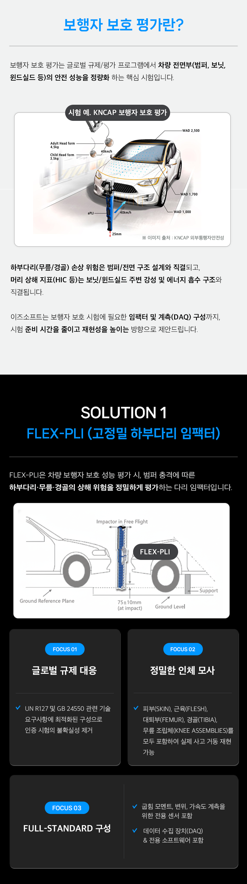 보행자 보호 시험 Flex-PLI 및 Headform DAS 이미지 4